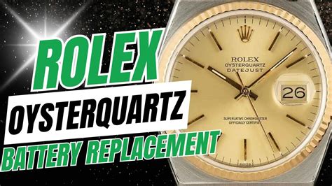 rolex quartz battery|does a rolex use battery.